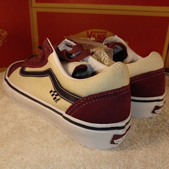 Vans Men's 6.5/Women's 8 Old Skool Popcush Mauve Wine VN0A5FCBALO - Picture 2 of 12